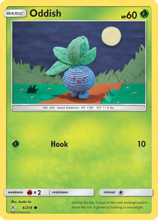 Oddish (6) (6)/214 Common