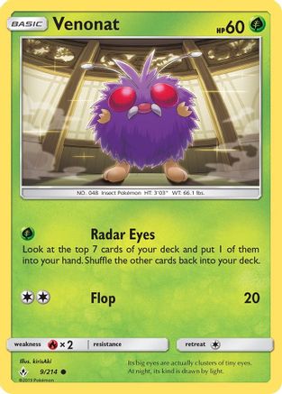 Venonat (9) (9)/214 Common