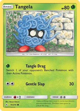Tangela (16)/214 Common Reverse Holofoil