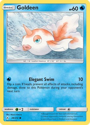 Goldeen (48)/214 Common Reverse Holofoil