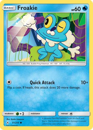 Froakie (51)/214 Common Reverse Holofoil