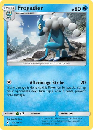 Frogadier (52)/214 Uncommon Reverse Holofoil