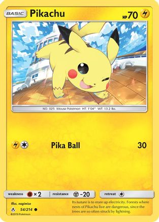 Pikachu (54)/214 Common