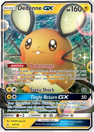 Dedenne GX (57)/214 Ultra Rare Holofoil