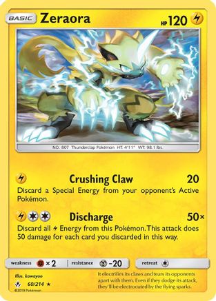 Zeraora (60)/214 Rare