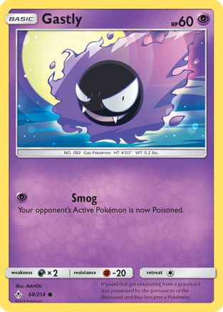 Gastly (68) (68)/214 Common