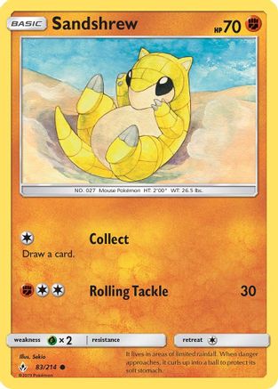 Sandshrew (83)/214 Common