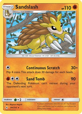 Sandslash (84)/214 Rare