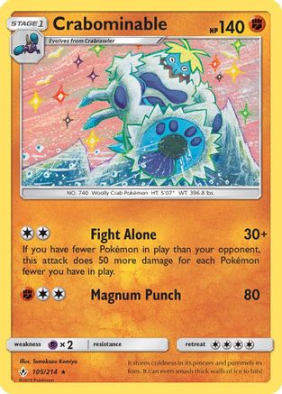 Crabominable (105)/214 Rare