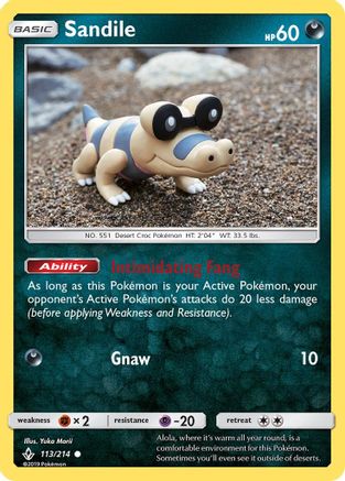 Sandile (113) (113)/214 Common Reverse Holofoil
