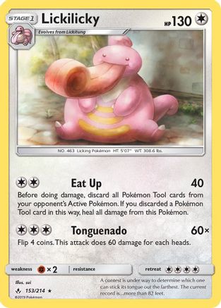 Lickilicky (153)/214 Rare