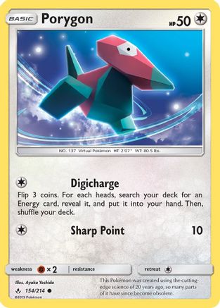 Porygon (154) (154)/214 Common