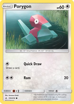 Porygon (155) (155)/214 Common