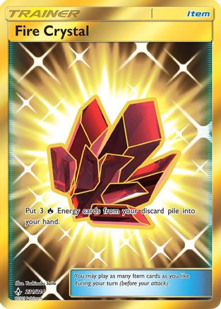 Fire Crystal (Secret) (231)/214 Secret Rare Holofoil