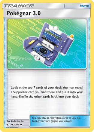 Pokegear 3.0 (182)/214 Uncommon Reverse Holofoil