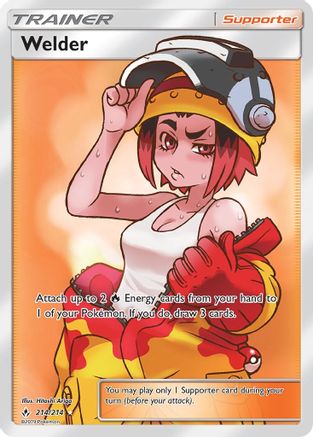 Welder (Full Art) (214)/214 Ultra Rare Holofoil