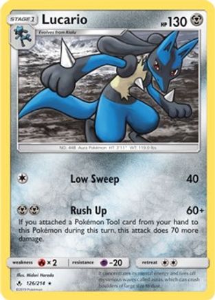 Lucario - 126/214 (SM Unbroken Bonds) (126) Rare