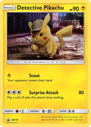 Detective Pikachu - SM170 (SM170)/248 Promo Holofoil