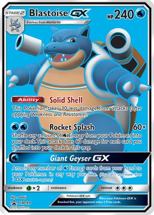 Blastoise GX - SM189 (SM189)/248 Promo Holofoil