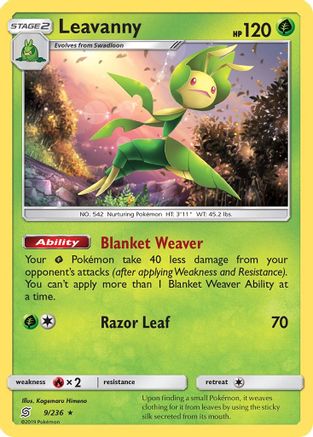Leavanny (9)/236 Rare Reverse Holofoil