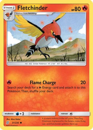 Fletchinder (31)/236 Common Reverse Holofoil