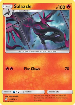 Salazzle (34) (34)/236 Rare