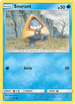 Snorunt (37)/236 Common Reverse Holofoil