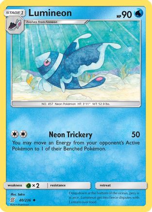 Lumineon (40)/236 Uncommon Reverse Holofoil