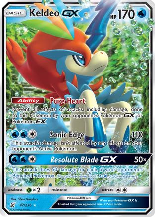 Keldeo GX (47)/236 Ultra Rare Holofoil