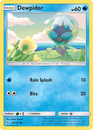 Dewpider (48)/236 Common Reverse Holofoil