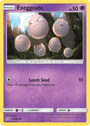 Exeggcute (73)/236 Common Reverse Holofoil