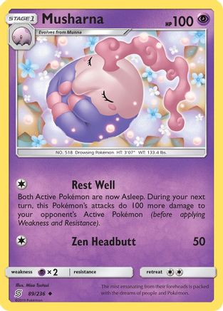 Musharna (89)/236 Uncommon Reverse Holofoil