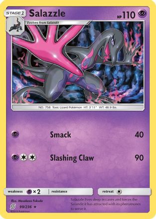 Salazzle (99) (99)/236 Rare Reverse Holofoil