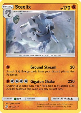 Steelix (104)/236 Rare Reverse Holofoil