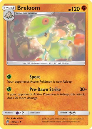 Breloom (108)/236 Uncommon Reverse Holofoil