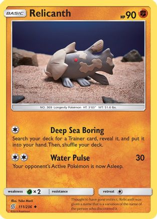 Relicanth (111)/236 Uncommon Reverse Holofoil