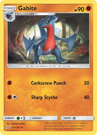 Gabite (113)/236 Uncommon Reverse Holofoil