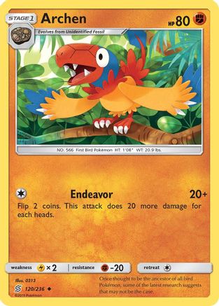 Archen (120)/236 Uncommon Reverse Holofoil