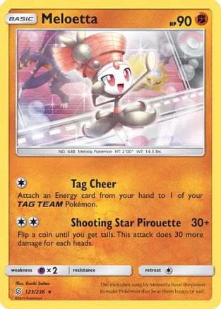 Meloetta (123)/236 Rare Reverse Holofoil