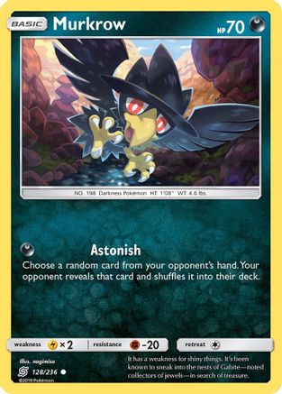 Murkrow (128) (128)/236 Common Reverse Holofoil