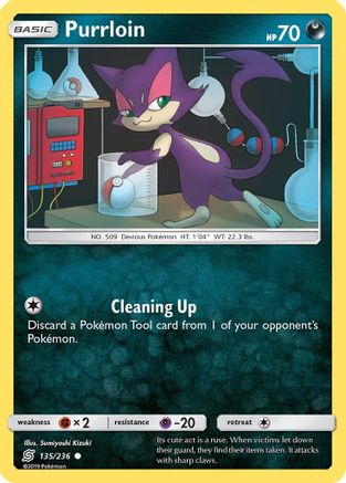 Purrloin (135)/236 Common Reverse Holofoil