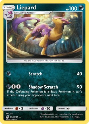 Liepard (136)/236 Rare