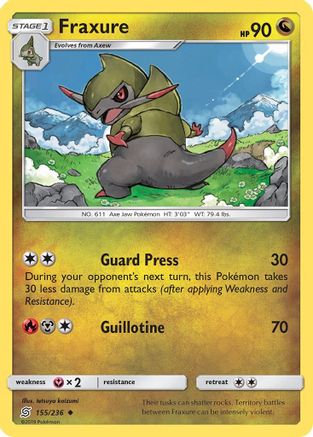 Fraxure (155)/236 Uncommon