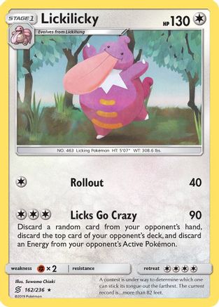 Lickilicky (162)/236 Rare Reverse Holofoil