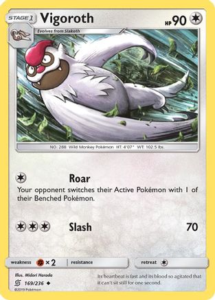 Vigoroth (169)/236 Uncommon