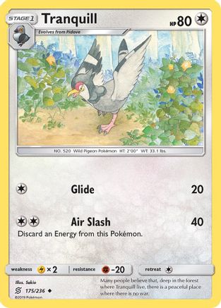 Tranquill (175)/236 Uncommon Reverse Holofoil