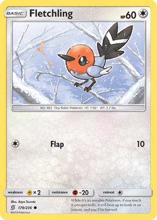 Fletchling (179)/236 Common Reverse Holofoil