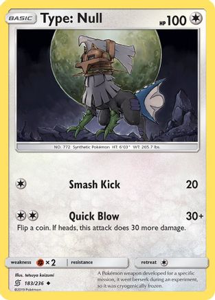 Type: Null (183)/236 Uncommon