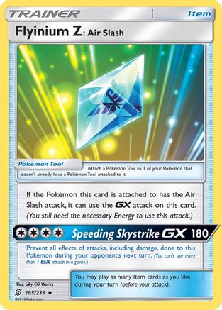 Flyinium Z: Air Slash (195)/236 Uncommon