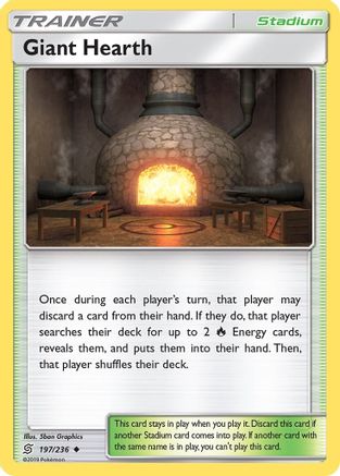 Giant Hearth (197)/236 Uncommon Reverse Holofoil